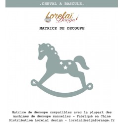 LORELAÏ DESIGN COLLECTION INSOUCIANCE DIES CHEVAL À BASCULE