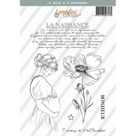 LORELAI DESIGN COLLECTION INSOUCIANCE TAMPONS 9 MOIS À T'ATTENDRE