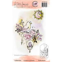 LPF-NAT-01   LA PETITE FRANÇAISE COLLECTION NATURE MAGIQUE TAMPONS CLEAR PETITE PLUME
