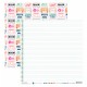 PC-R90-05   MES P'TITS CISEAUX COLLECTION RETRO 90'  PC-R90-05 30,5 cm x 30,5 cm