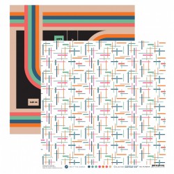 PC-R90-04   MES P'TITS CISEAUX COLLECTION RETRO 90'  PC-R90-04 30,5 cm x 30,5 cm