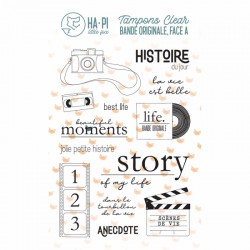 HPLF-BOFA-T2504   HA PI LITTLE FOX COLLECTION BANDE ORIGINALE FACE A TAMPONS CLEAR SCÈNES DE VIE