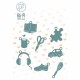 HPLF-BOFA-D2505  HA PI LITTLE FOX COLLECTION BANDE ORIGINALE FACE A MATRICES DE DÉCOUPE BRELOQUES