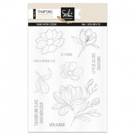 SOK-REV-T2   SOKAÏ COLLECTION RÊVERIE TAMPONS CLEAR DANS MON COEUR