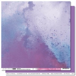 LES ATELIERS DE KARINE HOLI DAYS FUSION VIOLET 30.5 cm x 30.5 cm