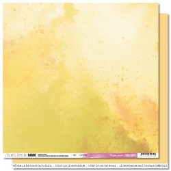 LES ATELIERS DE KARINE HOLI DAYS FUSION JAUNE 30.5 cm x 30.5 cm