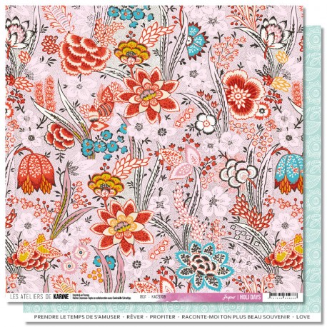 LES ATELIERS DE KARINE HOLI DAYS JAIPUR 30.5 cm x 30.5 cm