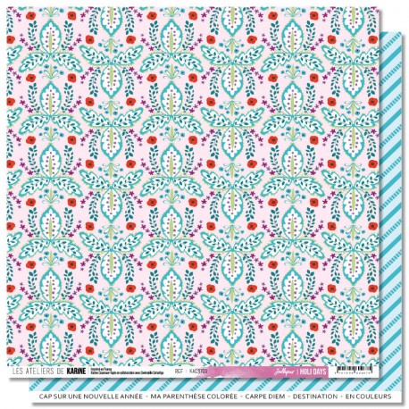 LES ATELIERS DE KARINE HOLI DAYS JODHPUR 30.5 cm x 30.5 cm