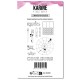 KAT3702   LES ATELIERS DE KARINE HOLI DAYS TAMPON CLEAR LE BONHEUR EN COULEURS