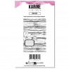KAT3710   LES ATELIERS DE KARINE HOLI DAYS TAMPON CLEAR FOND BOIS