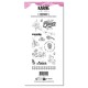KAT3707   LES ATELIERS DE KARINE HOLI DAYS TAMPON CLEAR FLOWER MARKET