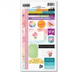 KAST37   LES ATELIERS DE KARINE HOLI DAYS STICKERS