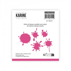 KAD3707   LES ATELIERS DE KARINE HOLI DAYS DIES ÉCLABOUSSURES