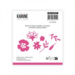 KAD3702   LES ATELIERS DE KARINE HOLI DAYS DIES HOLI FLOWERS