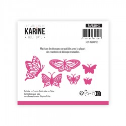 KAD3708   LES ATELIERS DE KARINE HOLI DAYS DIES PAPILLONS