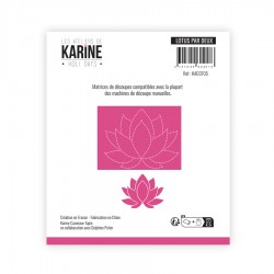 KAD3705   LES ATELIERS DE KARINE HOLI DAYS DIES LOTUS PAR DEUX