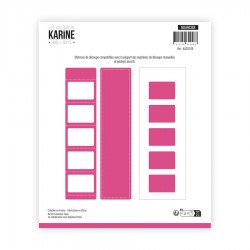 KAD3706   LES ATELIERS DE KARINE HOLI DAYS DIES NUANCIER ET POCHOIR ASSORTI