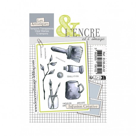 EI-56-A6-02   L'ENCRE ET L'IMAGE TAMPONS CLEAR INFUSION CRÉATIVE