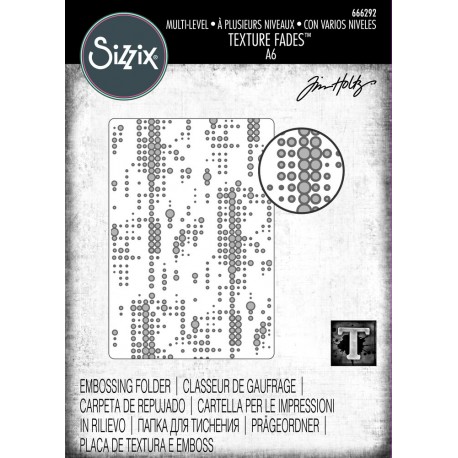 666292   SIZZIX TIM HOLTZ POCHOIR A EMBOSSER POINTILLÉS