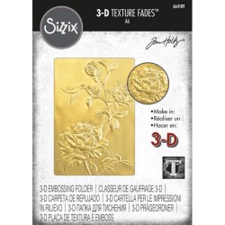 664189   SIZZIX TIM HOLTZ POCHOIR A EMBOSSER 3-D ROSES BY TIM HOLTZ