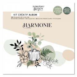 FDPI125001    FLORILEGES DESIGN COLLECTION HARMONIE KIT CRÉATIF ALBUM