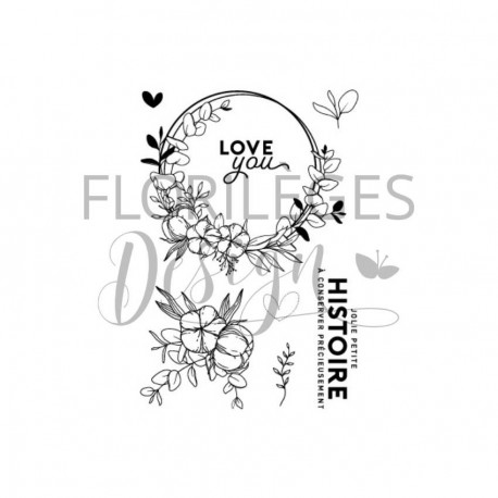 FDCL125002   FLORILEGES DESIGN COLLECTION HARMONIE TAMPONS CLEAR JOLIE PETITE HISTOIRE