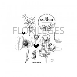 FDCL125001   FLORILEGES DESIGN COLLECTION HARMONIE TAMPONS CLEAR BULLE DE COTON