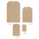 FDDC125001   FLORILEGES DESIGN COLLECTION HARMONIE 21 ÉTIQUETTES IMPRIMÉES LIN
