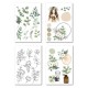 FDA125001   FLORILEGES DESIGN COLLECTION HARMONIE 4 PLANCHES STICKERS