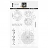 SOK-GEO-T1   SOKAÏ COLLECTION GÉOMETRIE TAMPONS CLEAR ROUAGES
