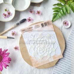 CHOU & FLOWERS COLLECTION VIBRATIONS POCHOIR FLEUR MANDALA 2