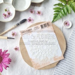 CHOU & FLOWERS COLLECTION VIBRATIONS POCHOIR FLEUR MANDALA 1