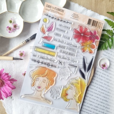 CHOU & FLOWERS COLLECTION VIBRATIONS TAMPON CLEAR CE QUE JE RESSENS