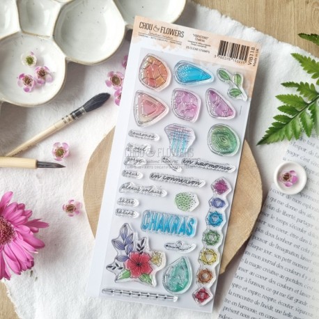 CHOU & FLOWERS COLLECTION VIBRATIONS TAMPON CLEAR CHAKRAS