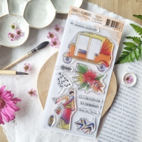 CHOU & FLOWERS COLLECTION VIBRATIONS TAMPON CLEAR EN TUK TUK
