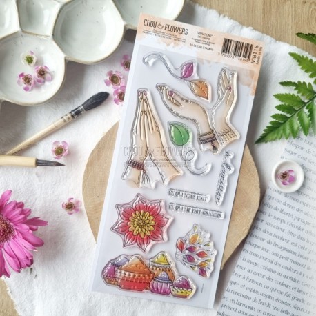CHOU & FLOWERS COLLECTION VIBRATIONS TAMPON CLEAR LES MAINS