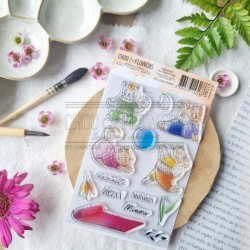 CHOU & FLOWERS COLLECTION VIBRATIONS TAMPON CLEAR LES CHATONS YOGA