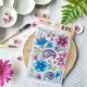CHOU & FLOWERS COLLECTION VIBRATIONS TAMPON CLEAR IMPRIMÉ SARI
