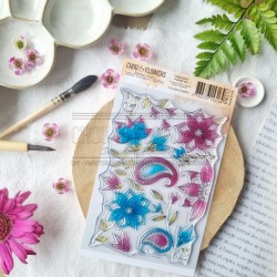 CHOU & FLOWERS COLLECTION VIBRATIONS TAMPON CLEAR IMPRIMÉ SARI