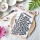 CHOU & FLOWERS COLLECTION VIBRATIONS DIE CUTS LES JOLIES PHRASES
