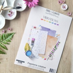 VIB133   CHOU & FLOWERS COLLECTION VIBRATIONS PAPETERIE CREATIVE