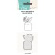 DUO-SD-07   LOVE IN THE MOON PLANCHE DUO MATRICE ET TAMPON VASE ET ROSE