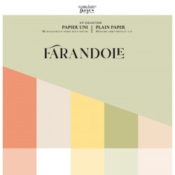 FDPUL225004    FLORILEGES DESIGN COLLECTION FARANDOLE KIT UNI DUO x10 feuilles