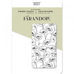 FDPC225005    FLORILEGES DESIGN COLLECTION FARANDOLE KIT 4 CALQUES A4