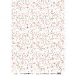 FDPC225003   FLORILEGES DESIGN COLLECTION FARANDOLE PAPIER CALQUE 3   A4