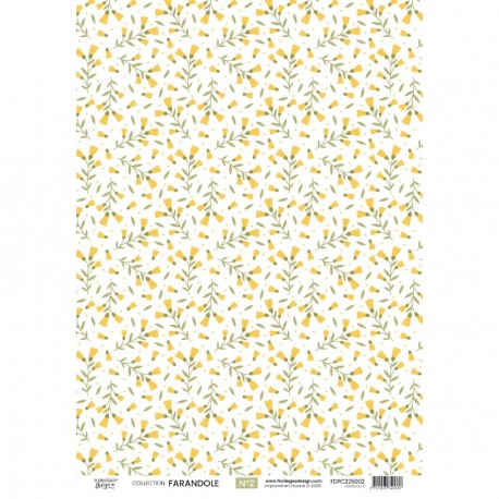 FDPC225002   FLORILEGES DESIGN COLLECTION FARANDOLE PAPIER CALQUE 2   A4