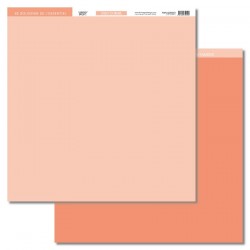FDPUL225003   FLORILEGES DESIGN  PAPIER UNI DUO CORAIL