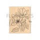FG225023   FLORILEGES DESIGN FARANDOLE TAMPON BOIS DUO DÉLICAT