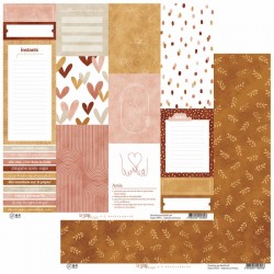 HPLF-LSM-02   HA PI LITTLE FOX COLLECTION LE SCRAP ET MOI  N.2  30.5 cm x 30.5 cm