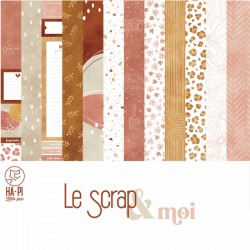 HPLF-LSM-COLL   HA PI LITTLE FOX COLLECTION LE SCRAP ET MOI 9  papiers imprimés